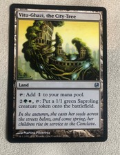 Magic the Gathering Card Vitu-Ghazi the City Tree 37/80