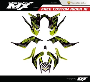 Kit de gráficos para Yamaha Raptor 700R/700 2006-2007-2008-2009-2010-2011-2012 carrera - Imagen 1 de 2