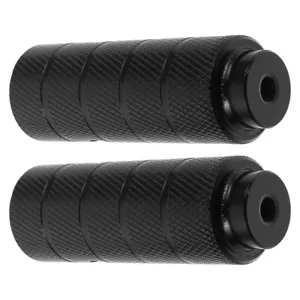 2pcs Bicycle Pedals For Mountain Bikes Steel Rear Axle Foot Pegs With Anti-Skid - Picture 1 of 12