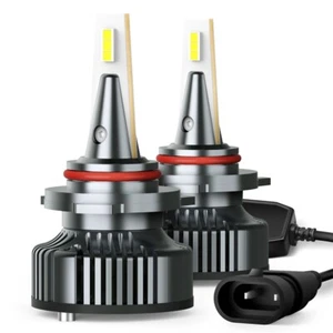 LED Headlight Kit Xenon White High/Low Beam Bulbs 9012 HIR2 120W 16000LM 6500K - Picture 1 of 12