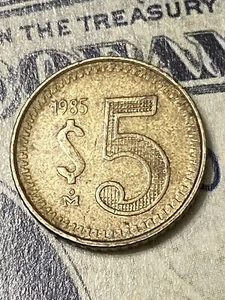 5 PESOS MEXICO 1985 - Picture 1 of 3