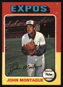 1975 Topps Mini #405 John Montague VG/VGEX RC Rookie Expos 607346 - Picture 1 of 2