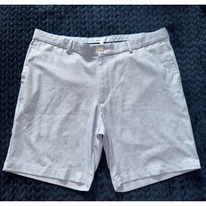 Peter Millar Golf Shorts Lightweight Casual Flat Front Blue Size 38 - Picture 1 of 8