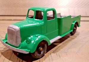 Tootsietoy 1954-1957 6" Mack L-Line Pfahl LKW Stufenseite grün Vintage Druckguss - Bild 1 von 9