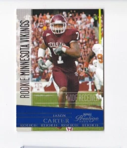 JASON CARTER 2006 PLAYOFF PRESTIGE FOOTBALL ROOKIE CARD-SHIPS FREE - Picture 1 of 24