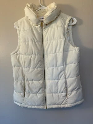 Chaleco acolchado para mujer Calvin Klein Performance, mediano, blanco nacarado Foto 1 de 4