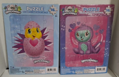 Lot Of 2 Hatchimals Board Puzzles New Sealed 16 Pc. 8.5"x11.7" Ages 4+ - Image 1 of 3