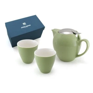 ZEROJAPAN Gift Set Universal Teapot for 4 People & 2 Teacups Tall Articho... - Picture 1 of 4