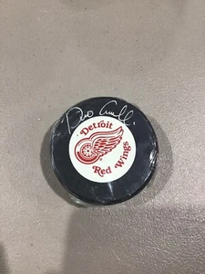 DINO CICCARELLI Signed Detroit Red Wings Logo Official Puck Silver Sharpie - Picture 1 of 3