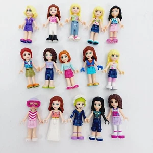 LEGO Friends MInifigures Minidolls Assorted Bundle Girl Boy Bulk Lot x15 i - Picture 1 of 5