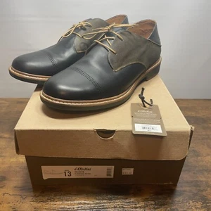Olukai Herren Walino Oxford Schuhe 13 Leder zweifarbig schwarz braun Schnürschuhe - Bild 1 von 9