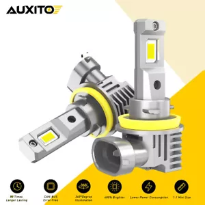 AUXITO H8 H9 H11 LED Headlight Bulb Globes H/Low Kit Beam 24000LM Bright White - Picture 1 of 11