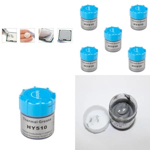 US 5 Pack (50g Total) Tub Silver Thermal Paste Heatsink Compound CPU GPU - Picture 1 of 13
