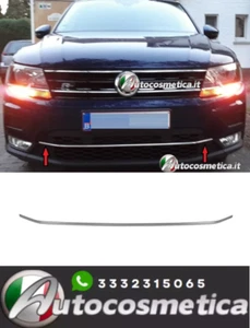 modanatura paraurti listello griglia per VW Tiguan/Allspace 2016-2020 cromo - Imagen 1 de 10