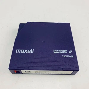 MAXELL LTOU2/200XJB Data Cartridge LTO Ultrium2 200GB 400GB 609M - Picture 1 of 1