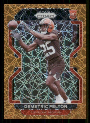 2021 Panini Prizm Prizms Lazer #411 Demetric Felton - Image 1 of 2