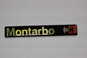 For Replacement Montarbo Logo Badge Crystal Bubble Top Self-adhesive - Picture 1 of 2