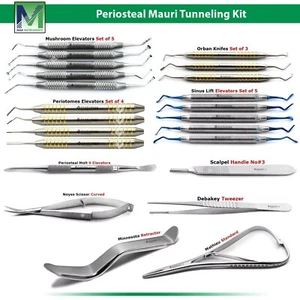Set assortito strumenti per impianti dentali speciali elevatori sinusoidali - Foto 1 di 11