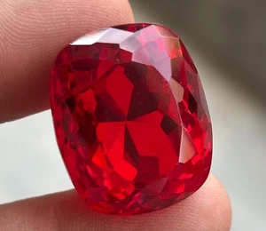 Certified Blood Red Ruby 89.40 Ct Huze SIZE Cushion Shape Loose Natural Gemstone - Picture 1 of 12