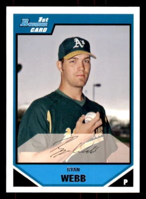 2007 Bowman Prospects #BP110 Ryan Webb Oakland Athletics - Image 1 of 2