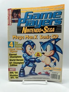 Game Players Magazine November 1993 Vol 6 No 11 Mega Man X Sonic the Hedgehog CD - Picture 1 of 8