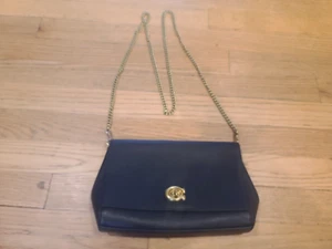 Bolso de mano Coach ALEXA Turnlock cadena cruzada negro 74871 - Imagen 1 de 10