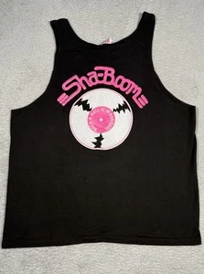 RARE Vintage 90s Sha-Boom Tank Top T-Shirt Mens XL Black Rock N Roll Made In USA - Picture 1 of 8