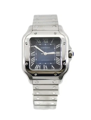 Reloj Cartier Santos mediano de acero inoxidable WSSA0063 Foto 1 de 4