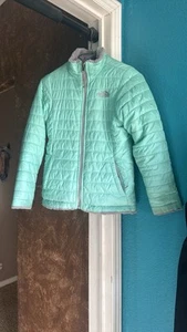 Kids North Face Quilted Jacket - Picture 1 of 8