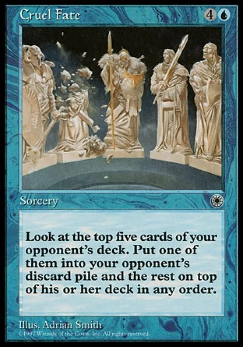 Cruel Fate - Medium Play MTG Portal - Image 1 of 1