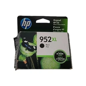 HP 952XL F6U19AN Black Ink Cartridge NEW GENUINE Officejet 8710 8210 NOV 2020 - Picture 1 of 5