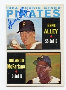 Gene Alley signiert 1964 Topps High #509 ROOKIE Pirates garantiert authentisch KOA - Bild 1 von 1