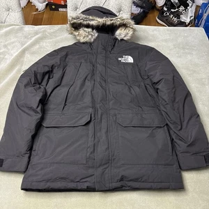 The North Face Jacket Mens Large Black McMurdo Parka Faux Fur Hood NF0A5GJF - Picture 1 of 12