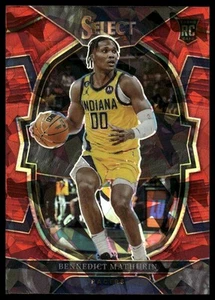 2022-23 Panini Select #79 Bennedict Mathurin Red Cracked Ice Prizms RC - Picture 1 of 2