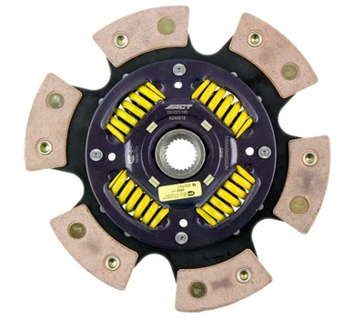 Disco de embreagem ACT 6 almofadas corrida mola compatível com Subaru Impreza Legacy WRX Impreza WRX - Imagem 1 de 4