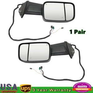 Par para 2019 2020 2021 RAM 2500 3500 espejo retrovisor eléctrico térmico plegable izquierdo derecho - Imagen 1 de 13