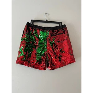 Chubbies Pailletten Flip rot grün Urlaub Shorts Größe XL - Bild 1 von 4