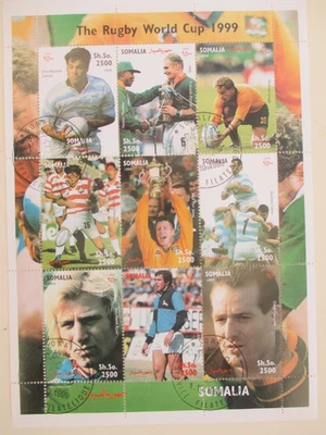 PLANCHE SOMALIE 1999. Coupe du monde de rugby. - Photo 1/4
