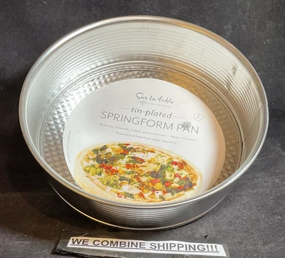 NOS ZENKER 9.5" SPRINGFORM PAN, TEXTURED BOTTOM, TIN PLATED, MADE IN GERMANY - Image 1 of 4
