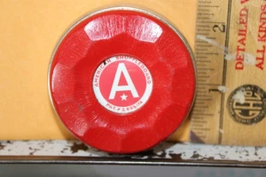 Vintage American Shuffleboard Puck Red Chrome 2695174 - Picture 1 of 3