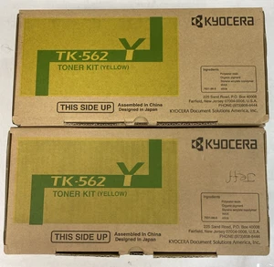 2er Set Kyocera TK562 YellowToner Patrone für FS-C5300DN - Bild 1 von 2