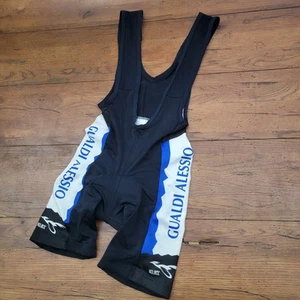 Veloce Mens XS Cycling Bibshorts Italy 5" 13" (7/10) Vintage - Picture 1 of 11