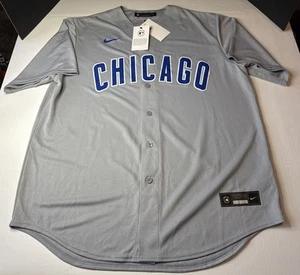 Chicago Cubs Gray Road Replica Genuine Team Jersey Size Men’s Large - Picture 1 of 8