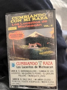 Los Luceritos De Michoacán Cumbiando Con Mi Raza CASSETTE VG+ Rare - Picture 1 of 5