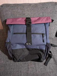 Ela mo Rolltop Rucksack Berry wie neu 1 x gebraucht - Bild 1 von 4