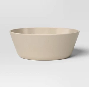 Set of 4 | ROOM ESSENTIALS 35oz Plastic Cereal Bowls • Beige - Picture 1 of 3