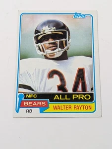1981 Topps #400 Walter Payton Lightly Played - Picture 1 of 5