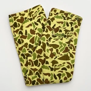 Vintage Duck Camo Hose leichte Canvas 37x27 Camouflage Feldhose - Bild 1 von 19