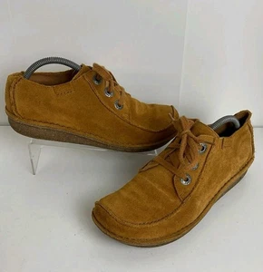 Scarpe stringate Clarks Funny Dream scamosciate marrone UK 6,5 D donna artigianali - Foto 1 di 6