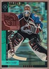 1998-99 SPx Top Prospects Radiance #14 Patrick Roy /100 - Colorado Avalanche